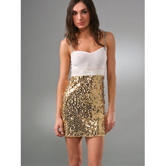 Free People Dresses & Skirts - Free People Stephs Sparkle Sequin Mini Tank Dress